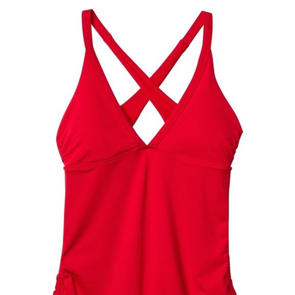 Athleta Swim Tank Side Scrunch Tankini Top - Picture 2 of 8